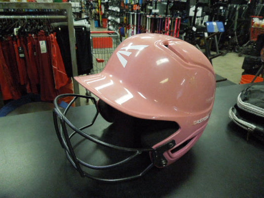 Used Easton Alpha Batting Helmet in Pink With Face Guard Size 6 1/4