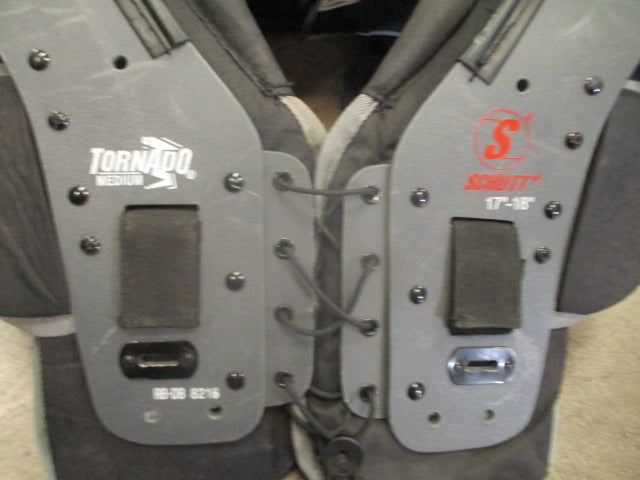 Load image into Gallery viewer, Used Schutt Tornado Football Shoulder Pads Size Adult Medium
