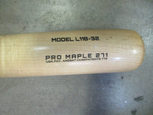 Used Axe Pro Maple 271 Model L118-32 32