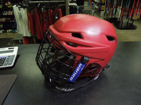 Used Easton E700 Hockey Helmet with a Bauer RBE III Jr. Mask Size Youth Small