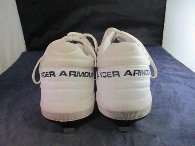 Load image into Gallery viewer, Used Under Armour Yard Low Metal Cleats Adult Size 13 - With Pitcher&#39;s Toe
