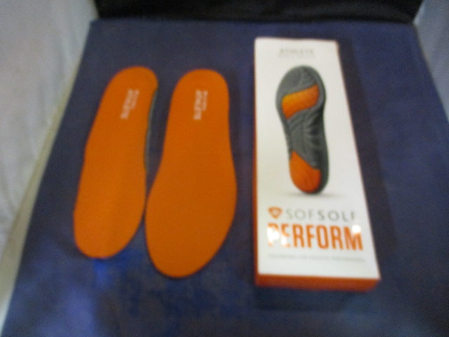 Load image into Gallery viewer, Used Sofsole Perform Athlete Men&#39;s Insoles Adult Size 9-10.5 - one insole cut
