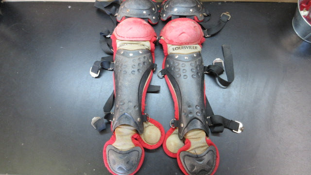 Load image into Gallery viewer, Used Louisville Slugger Catchers Shin Guards - 9-12
