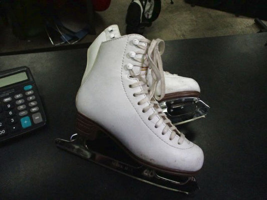 Used Jackson Mystique 1491 Jr Figure Skating Skates Size 3.5C