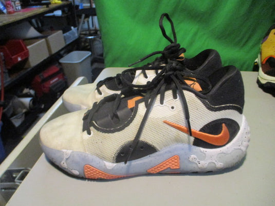 Used Nike Paul George 6 Fluoro Size 8.5 Basketball Shoes
