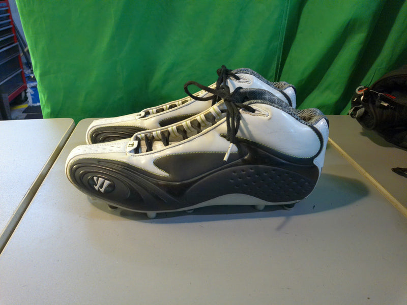 Load image into Gallery viewer, Used Warrior Burn 2.0 Lacrosse Cleats Size 12
