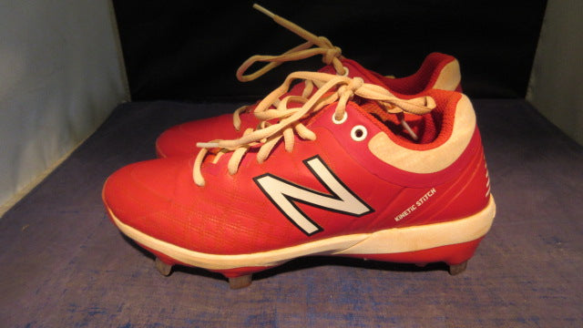 Load image into Gallery viewer, Used New Balance 4040 Metal Cleats Youth Size 5.5
