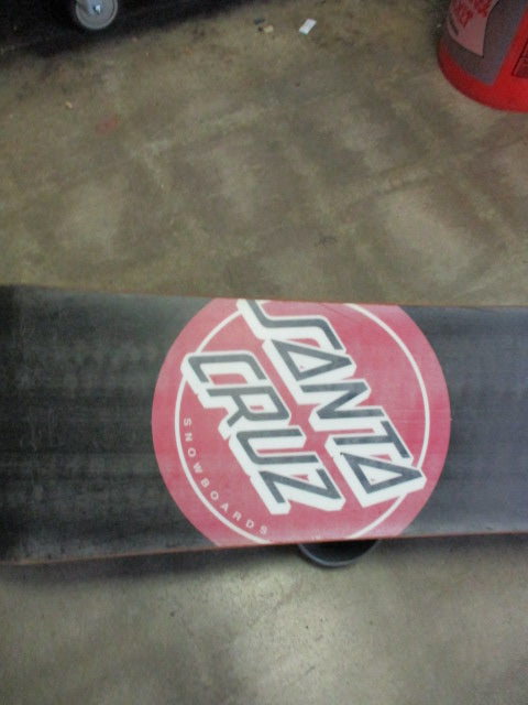 Used Santa Cruz C 143cm RSC Snowboard With Bindings