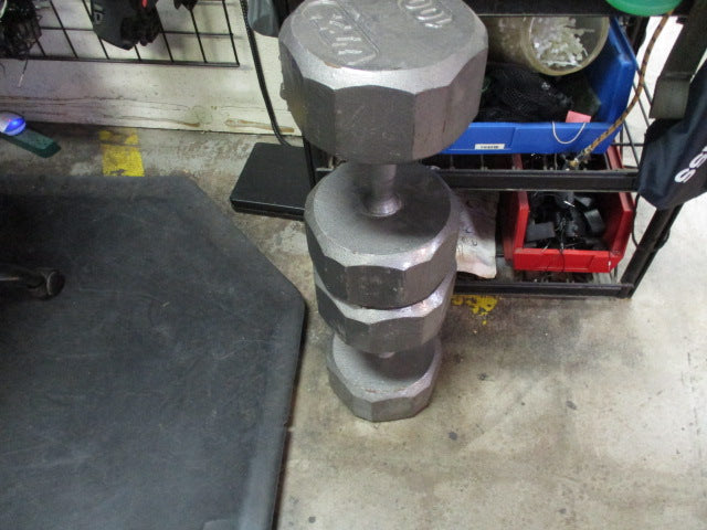Load image into Gallery viewer, Used VTX Cast Iron 100LB Dumbbell - Pair
