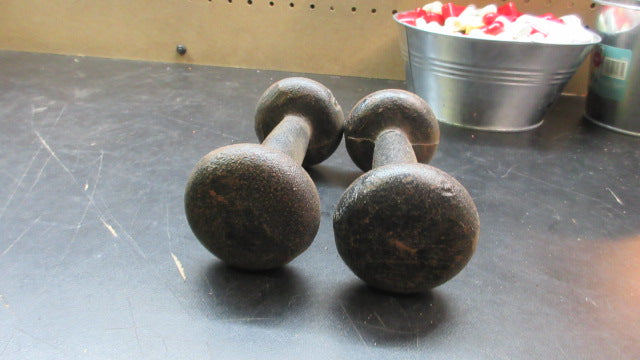 Load image into Gallery viewer, Used Vintage 3lb Dumbbells Set - QTY 3
