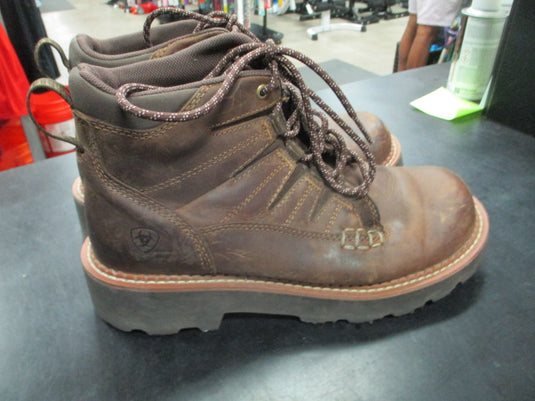 Used Ariat Leather Hiking Shoes Brown Size 9 B