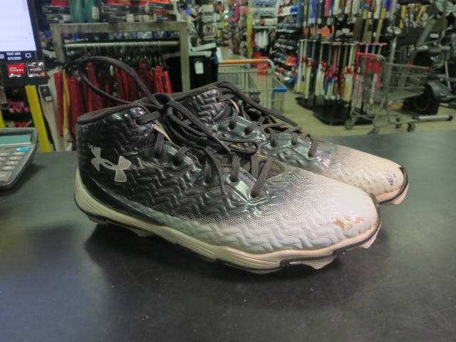 Load image into Gallery viewer, Used Under Armour Spotlight Hammer RM Football Cleats Size 9.5
