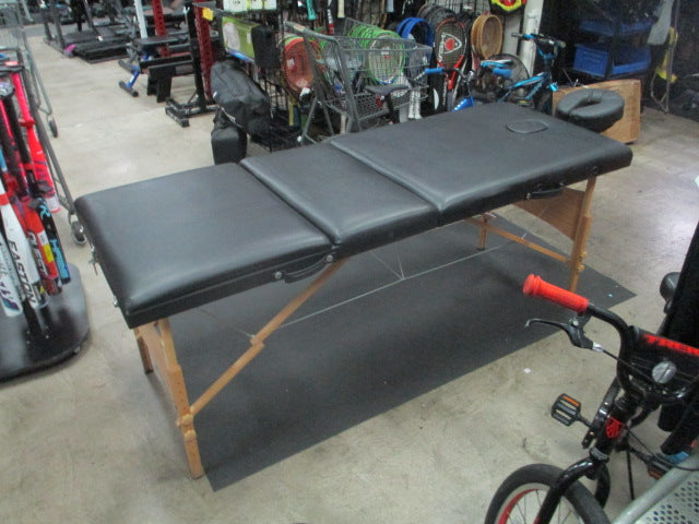 Load image into Gallery viewer, Used Black Folding Massage Table
