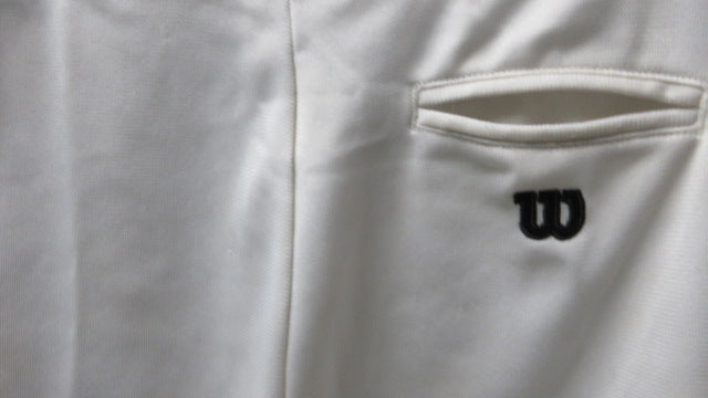 Load image into Gallery viewer, Used Wilson White Baseball Pants Elastic Bottoms Youth Size XL
