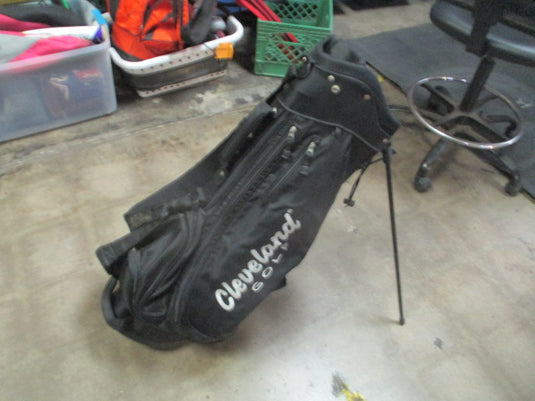 Used Clevland Black Stand Golf Bag
