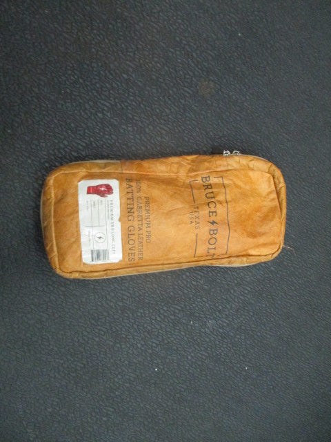 Load image into Gallery viewer, Used Bruce Bolt Premium Pro Long Cuff Size Small Batting Gloves
