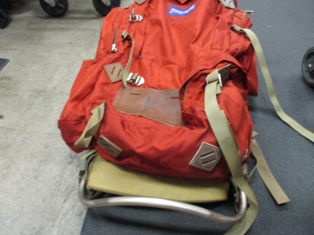 Load image into Gallery viewer, Used Jansport External  Frame Hiking Backpack
