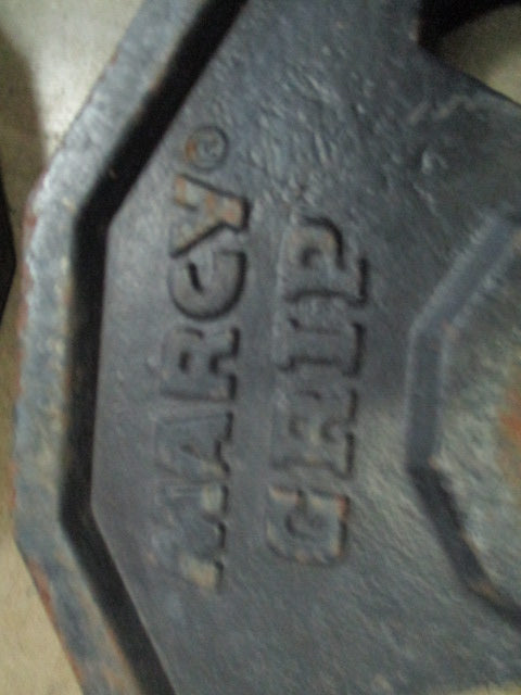 Load image into Gallery viewer, Used Marchy Grip 25LB Standard Weight Plate
