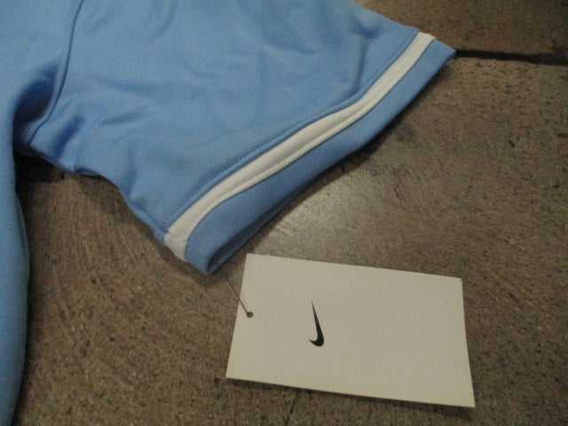 Load image into Gallery viewer, Nike Vapor Select V-Neck Baseball Jersey Light Blue Men's Size Small
