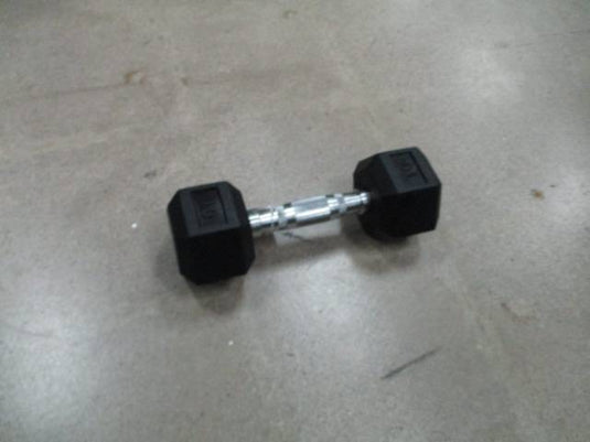 New Rising Sports 10lb Rubber Dumbbell