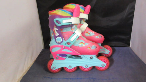 Used Roller Derby 2 in 1 Quad & Inline Skates Youth Size 12-2 - small wear