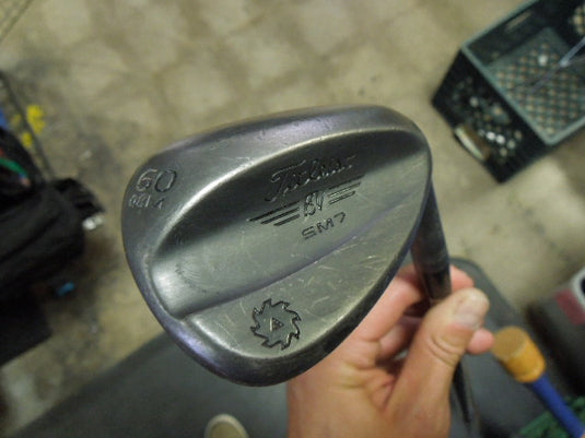 Used Titleist Vokey SM7 Jet Black 60º/08M Right Hand Lob Wedge
