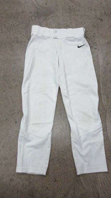 Used Nike Vapor Youth Large White Open Bottom Baseball Pants