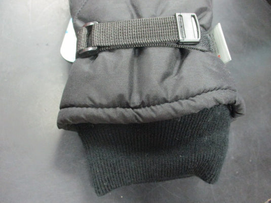 New Grand Sierra Tusser Snow Gloves Black Size Large