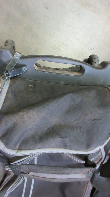 Load image into Gallery viewer, Used Demarini Momentum Wheeled Bag - Zipper problems &amp; wear
