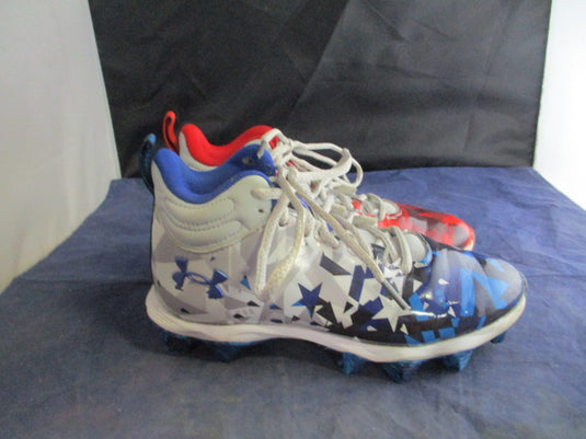 Used Under Armour Spotlight Franchise 3 USA Cleats Youth Size 2.5