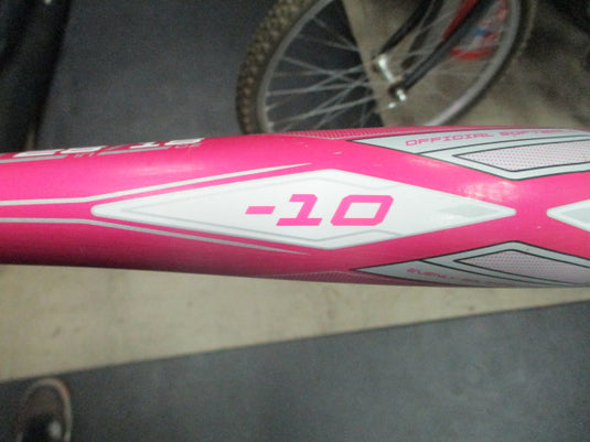 Used Easton Pink Sapphire (-10) 28" USSSA Fastpitch Softball Bat