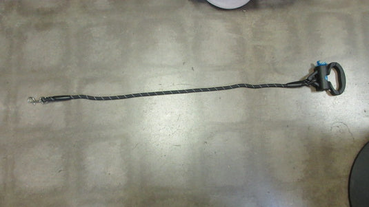 Used Dog Leash W/ Garbage Bag Holder - Black