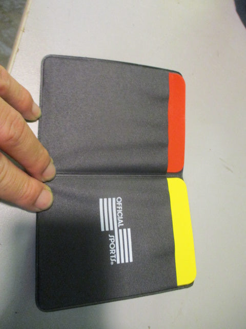 Used Offical Sports 2046 Data Wallet Referee Cards