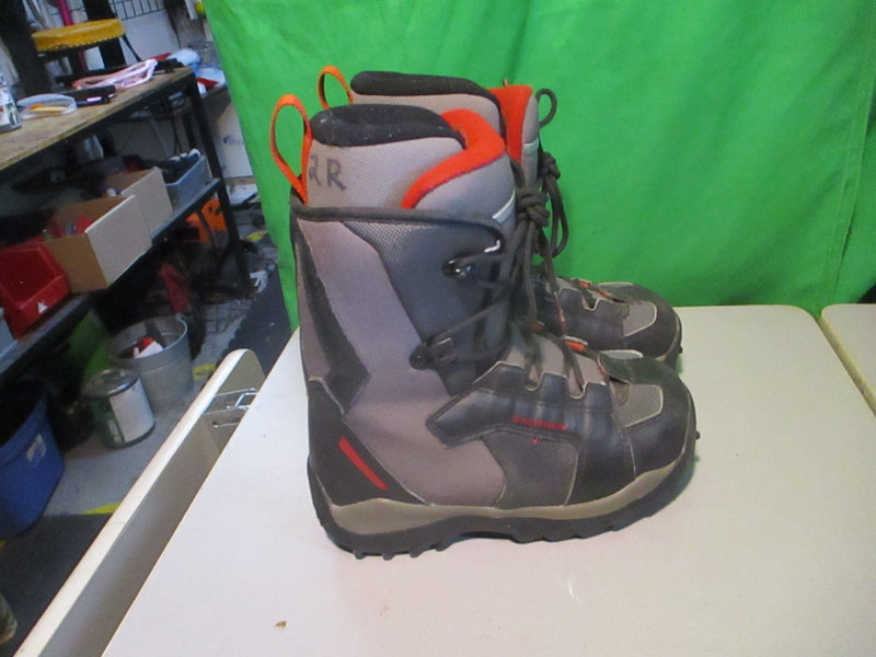 Load image into Gallery viewer, Used Salomon Thermicfit Size Junior 2 Snowboard Boots
