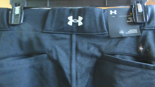 Load image into Gallery viewer, Under Armour Softball Pants Size Adult Small - Black
