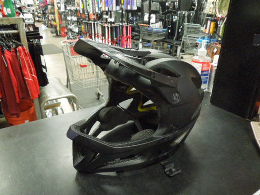 Used Troy Lee Designs Stage Enduro Race Bicyle Helmet in Stealth Midnight