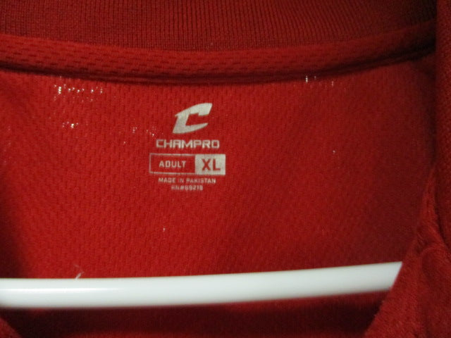 Load image into Gallery viewer, Used Champro Red Umpire Polo Shirt Size XL
