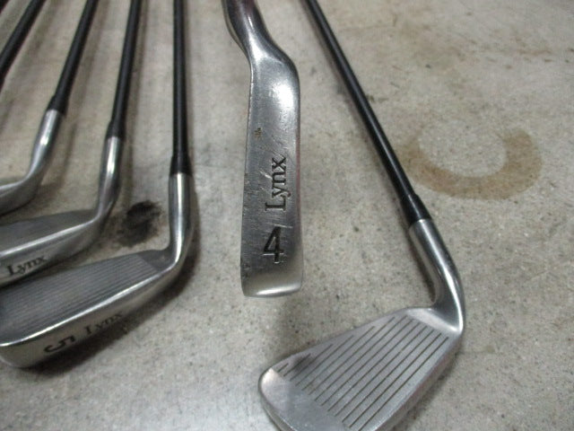 Load image into Gallery viewer, Used Lynx Oversize Iron Set 3 - 9 and Pitching Wedge (Missing 8 Iron)

