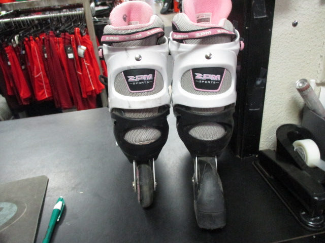 Load image into Gallery viewer, Used 2PM Sports Adjustable Size 3Y - 6Y Light UP Inline Roller Skates
