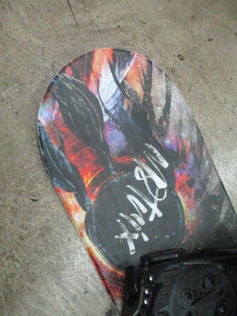 Used M8trix Size 120CM Snowboard W/ M8trix Bindings