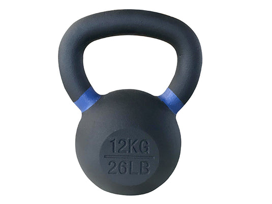 New Apollo 12 KG/ 26LB  Kettlebell W/ Color Strip - Dark Blue