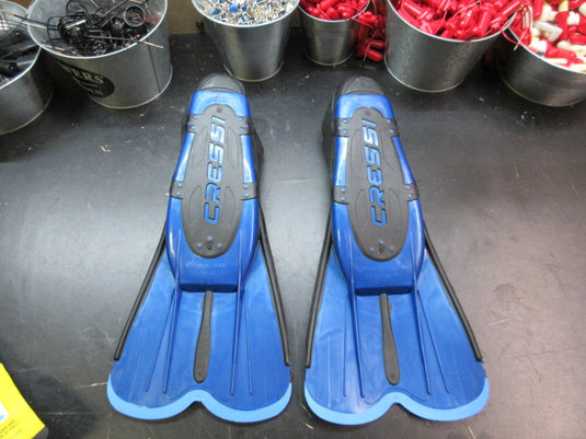 Used Cressi Agua Short Swim Fins - Size 8 1/2 - 9 1/2