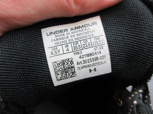 Used Under Armour Harper 7 Mid RM Baseball Cleats - Size Youth 4.5