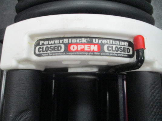 Used PowerBlock 90lb Adjustable Urethane Dumbbell Set