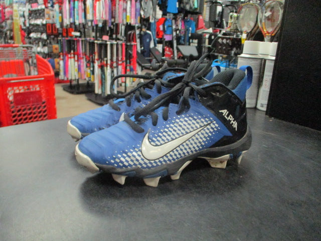 Load image into Gallery viewer, Used Nike Alpha Cleats in Blue Size 12C
