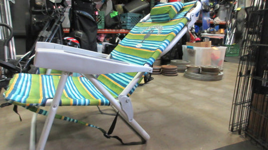 Used Tommy Bahama Paloma Stripe Deluxe Backpack Beach Chair