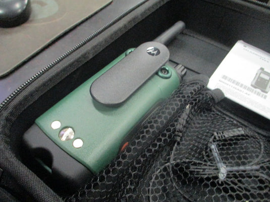 Used Motorola TalkAbout T4XX Walkie Talkie Set w/ Carry Bag