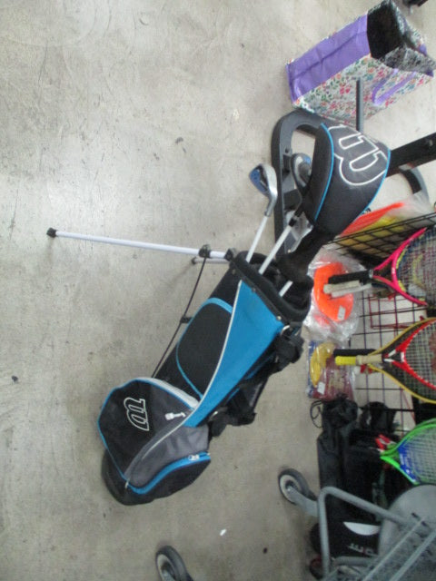 Load image into Gallery viewer, Used Wilson Profile JGI Junior Golf Set Wedge Short Iron Long Iron Driver- RH
