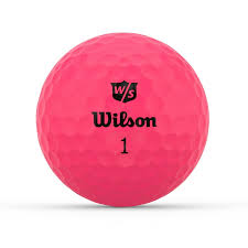New Wilson Golf DUO Soft 2.5 Golf Balls - Pink- 12 Pack