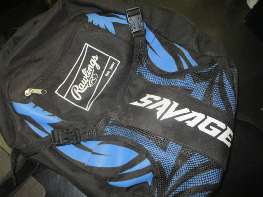 Used Rawlings Savage Baseball Backpack Bag
